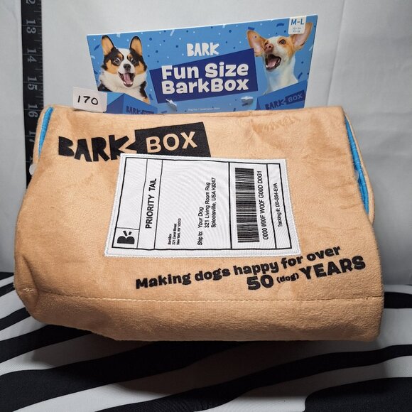 NWT Bark Funsize BarkBox Dog Toy M-L - Picture 1 of 12
